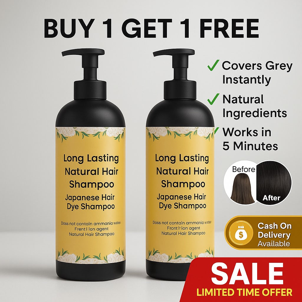 Long Lasting Natural Hair Dye Shampoo (Pack of 2)