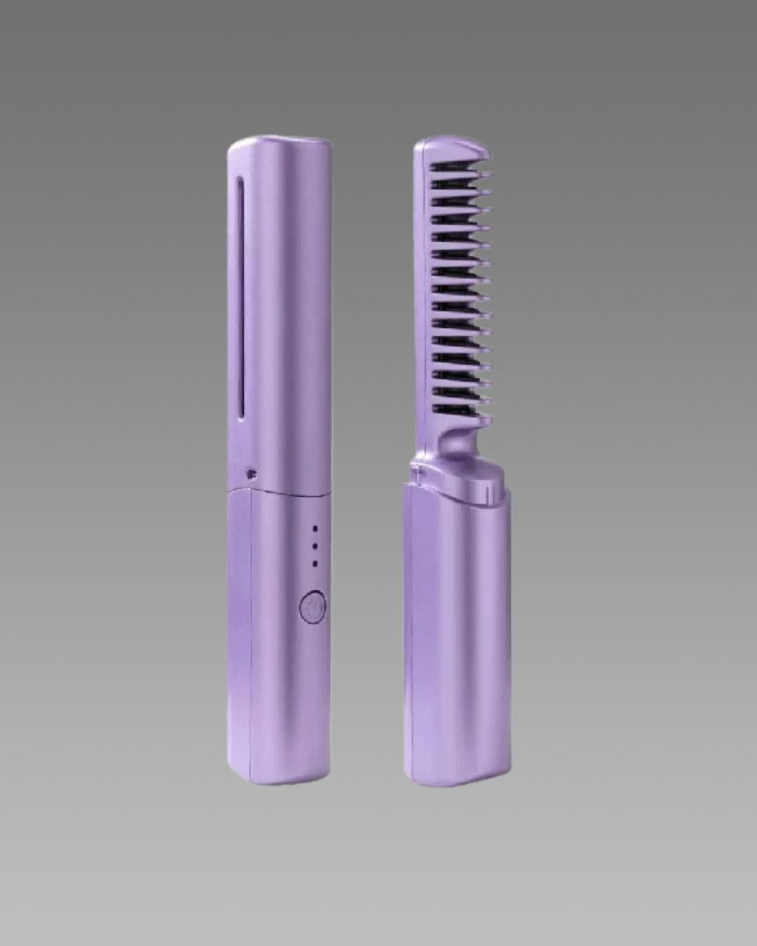 Portable Mini Hair Straightener (Cordless, Rechargeable).